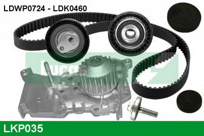 LUCAS ENGINE DRIVE lkp035 -  Водяной насос + комплект зубчатого ремня
